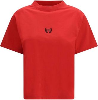 Balenciaga T-Shirts, female, Red, Size: 2XS Laurel Classic T-shirt