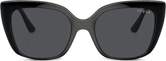 Vogue Eyewear Zonnebril met cat-eye montuur - Zwart