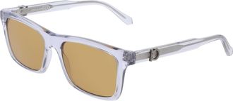 Ferragamo SF2060SE 020 Mens Sunglasses Grey Size 55