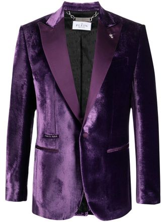 Philipp Plein Blazer monopetto - Viola