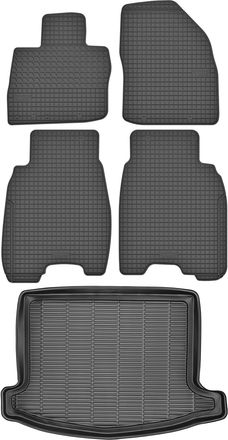 OEM Juego De Alfombrillas De Goma Para Coche Y Maletero Para Honda Civic Viii Hatchback (2005-2012)