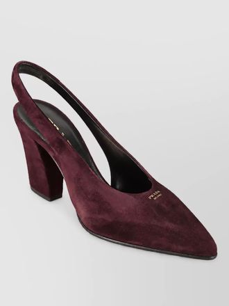 Prada suede mules