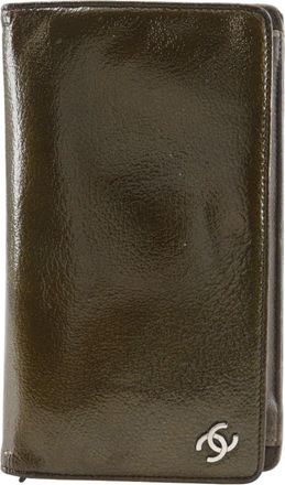 Chanel Bronze Patent Leather Coin Purse/Coin Case (Pre-Owned)