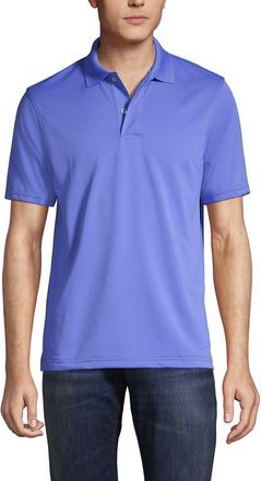 Lands End Short Sleeve Polyester Polo in True Blue at Nordstrom, Size 32