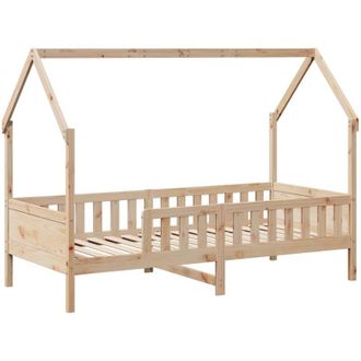 vidaXL Cama Con Forma De Casa De Ni&ntilde;os Madera Maciza De Pino 80x200 Cm Vidaxl