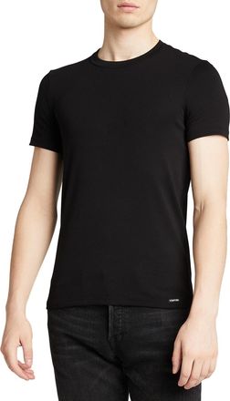Tom Ford Mens Solid Stretch Jersey T-Shirt