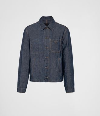 Prada Chambray blouson jacket