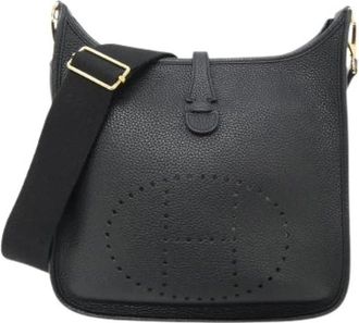 Herm&egrave;s Pre-owned Evelyne3 PM Trillon Clemence Shoulder Bag - - Pre-owned - Donna - Nero - ONE SIZE