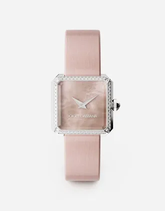 Dolce & Gabbana Sofia Steel Watch With Colorless Diamonds - Woman Watches Antique Pink Onesize