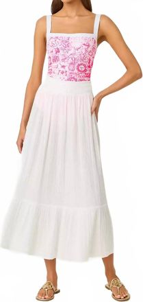 Lilly Pulitzer Enzo Maxi Skirt Cover-Up In Resort White