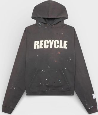 Gallery Dept. Mens 90s Recycle Hoodie Washed Black - Size: 38