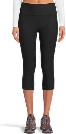 Skechers Go Walk Rib Capris Womens Clothing Bold Black : 2XL, Nylon/Spandex