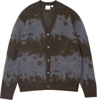 Gramicci Mohair Splatter Vest - Heren - Vesten - Veelkleurig - XS - Wol - Truien & Vesten
