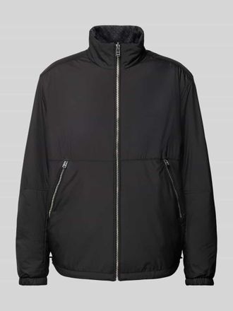 HUGO BOSS Jacke mit Stehkragen Modell Coptimus in Black, Gr&ouml;&szlig;e 52