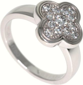 Van Cleef & Arpels White Gold White Gold Band Ring (Pre-Owned)