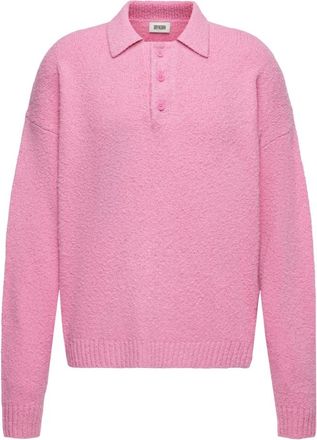 Drykorn Bekket 10 Strick Polo - Heren - Polos - Roze - L - Katoen - Tops
