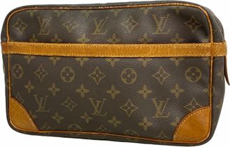 Louis Vuitton Brown Clutch Bag (Pre-Owned)