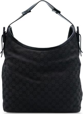 Gucci Pre-owned Shoulder Bags, female, Black, Size: ONE SIZE Pre-owned Hobo Bag