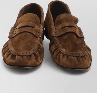 Saint Laurent leather loafers