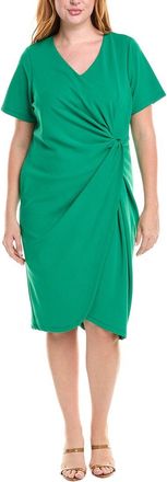 Tahari by ASL Tahari Asl Plus Crepe Tucked Mini Dress