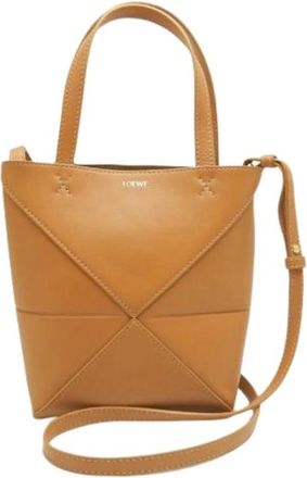 Loewe Pre-owned Tote Bag - Dames - Vintage Schoudertas - Bruin - ONE Size - Leer - Vintage