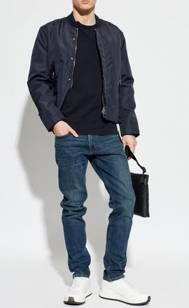 Emporio Armani T-shirt With Logo, Mens, Navy Blue