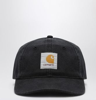 Carhartt Work in Progress Canvas Cap Black/Stone washed