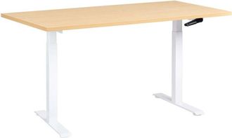 Beliani Beliani - Scrivania regolabile in altezza elettricamente bianco 160 x 72 cm destines