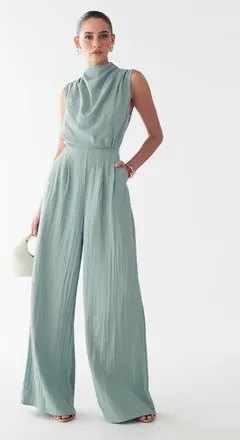 BWLDR Annie Jumpsuit in Pale Blue at Nordstrom, Size 10