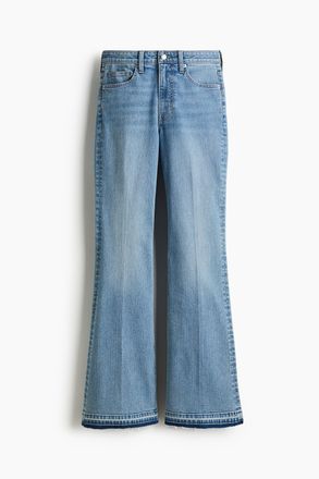 H&M Flared High Jeans - Denimblau