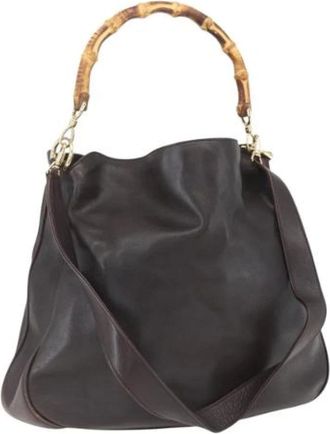 Gucci Pre-owned Shoulder Bags, female, Brown, Size: ONE SIZE Pre-owned Shoulder Bag