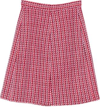 N°21 Minigonna plissé - Rosso