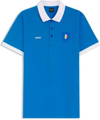 BOSS Paddy polo shirt with country flag