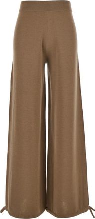 Max Mara Bruine Broek Nigeria - Dames - Wijde Broeken - Bruin - XS - Broeken