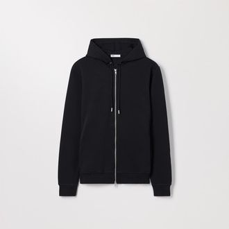 Asket The Zip Hoodie Black