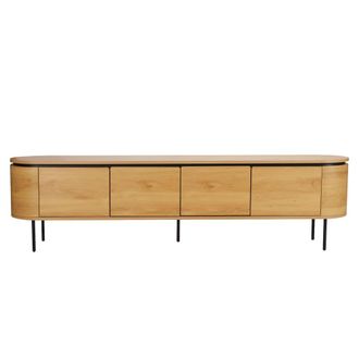 Kenay Home Mueble tv efecto madera natural 40 cm x 200 cm