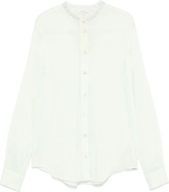 Forte_Forte Camicia con cristalli - Verde