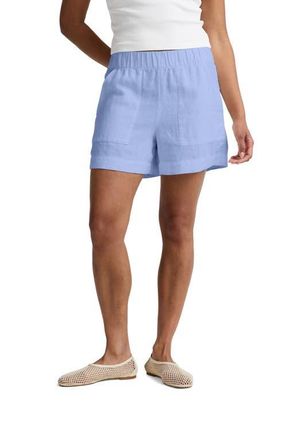 Beyond Yoga Softwash Linen Easy Shorts in Pastel Periwinkle at Nordstrom, Size X-Large