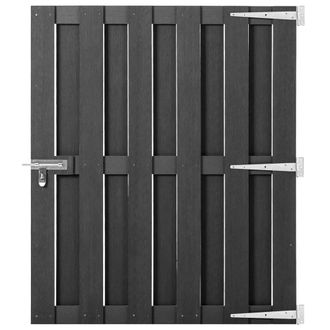 vidaXL Puerta De Jard&iacute;n De Wpc Gris 100x112 Cm Vidaxl