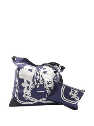 Herm&egrave;s 2019 Brides Gala leren schoudertas - Blauw