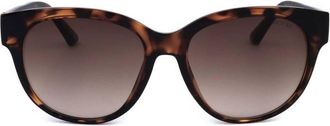 Guess Brown Gradient Cat Eye Ladies Sunglasses GF6163 52F 56
