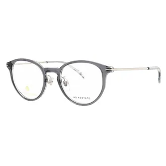 David Beckham Round Full Rim Eyeglasses - Gray