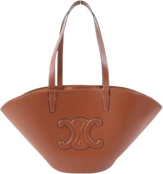 Celine Pre-owned Vintage Tote Bag - Dames - Vintage Shopper - Bruin - ONE Size - Leer - Vintage