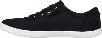 Skechers Womens Bobs B Cute Sneaker, Black Canvas, 7 UK