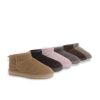 Aus Wooli Australia Australia Sheepskin Classic Ultra Mini Boots Airlie - Bronze - UK Women 6/UK Men 6