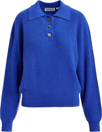 Essentiel Polo con decorazione Imetal - Blu