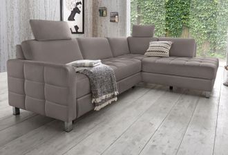 Sit&more Ecksofa »Pablo L-Form« wahlweise mit Bettfunktion