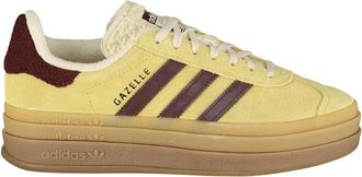 adidas Gedurfd Mosterd Bruin Plateau Sneakers - Dames - Sneakers - Geel - 42 EU - Leer - Schoenen
