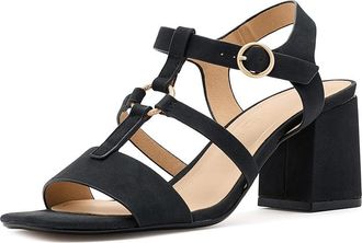 Journee Collection Merisol Womens Sandals Black : 9.5 M, Synthetic