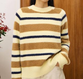 FRNCH Himalayan Sweater In Butter